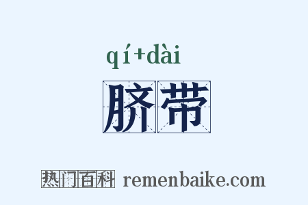 脐带是什么意思的图片